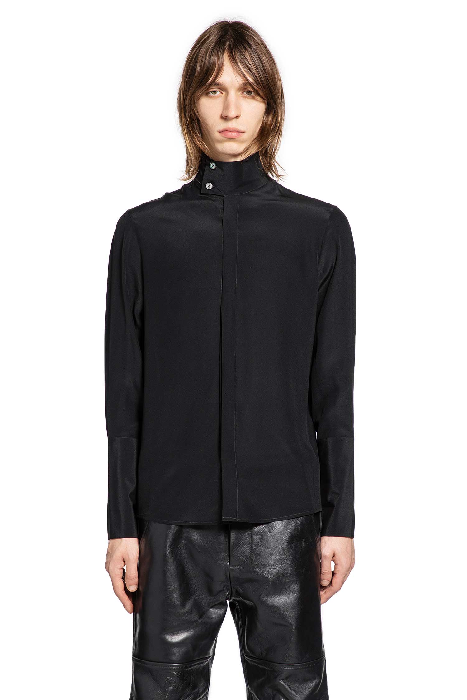 Kissing Button Cuff Soirée Shirt