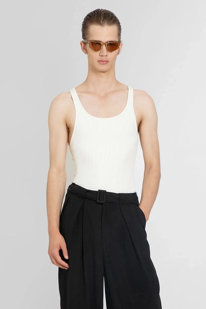 Antonioli LOUIS GABRIEL NOUCHI MAN OFF-WHITE T-SHIRTS & TANK TOPS