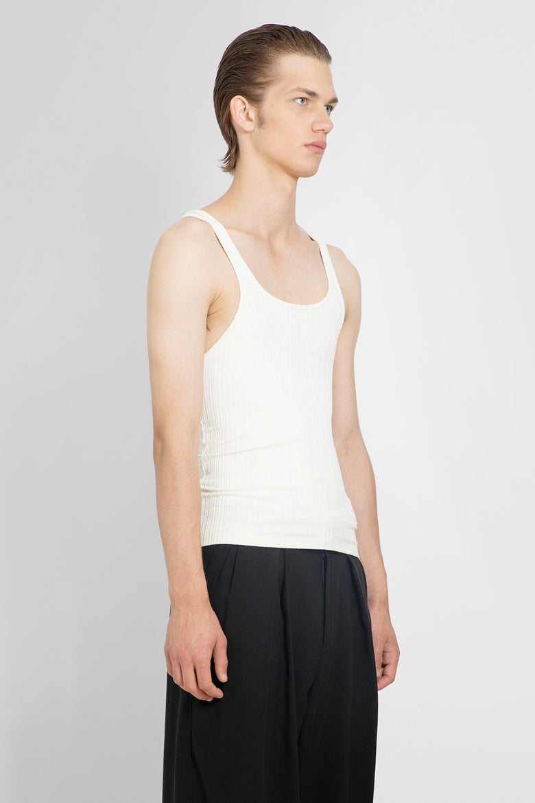 LOUIS GABRIEL NOUCHI MAN OFF-WHITE T-SHIRTS & TANK TOPS