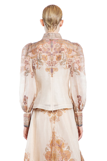 ZIMMERMANN WOMAN BEIGE TOPS