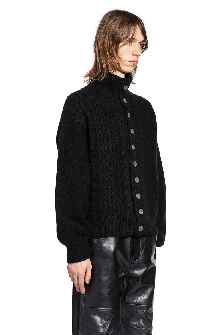 Button-Down Turtleneck
