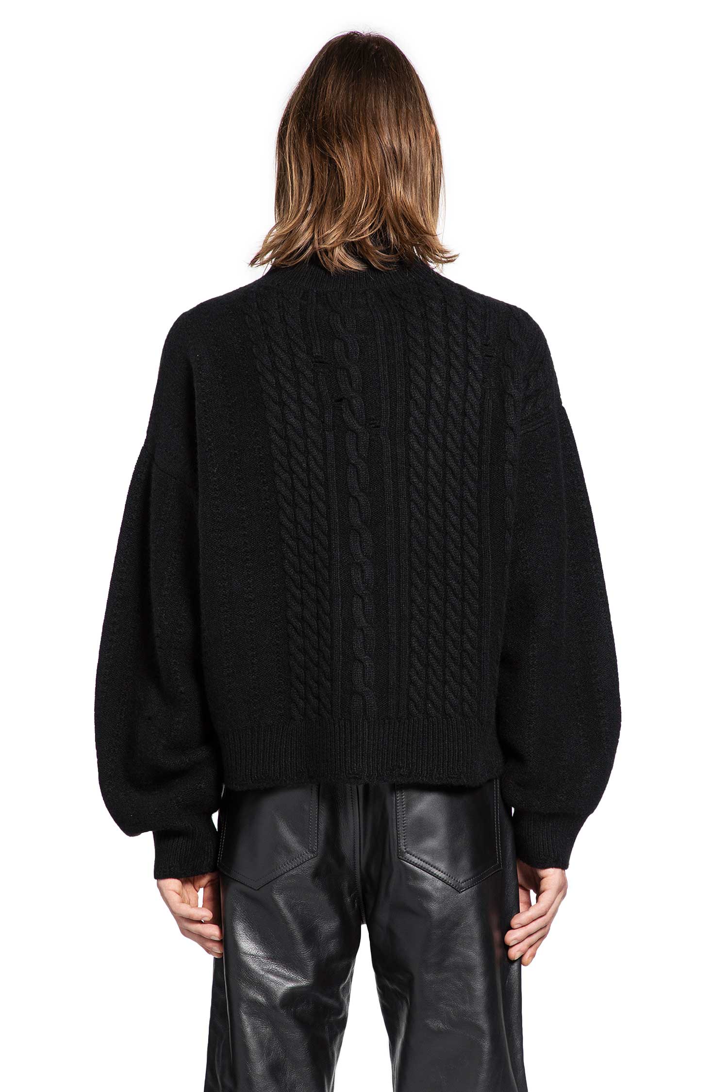 Button-Down Turtleneck