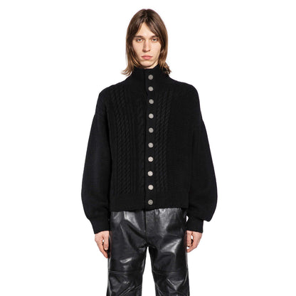 Button-Down Turtleneck