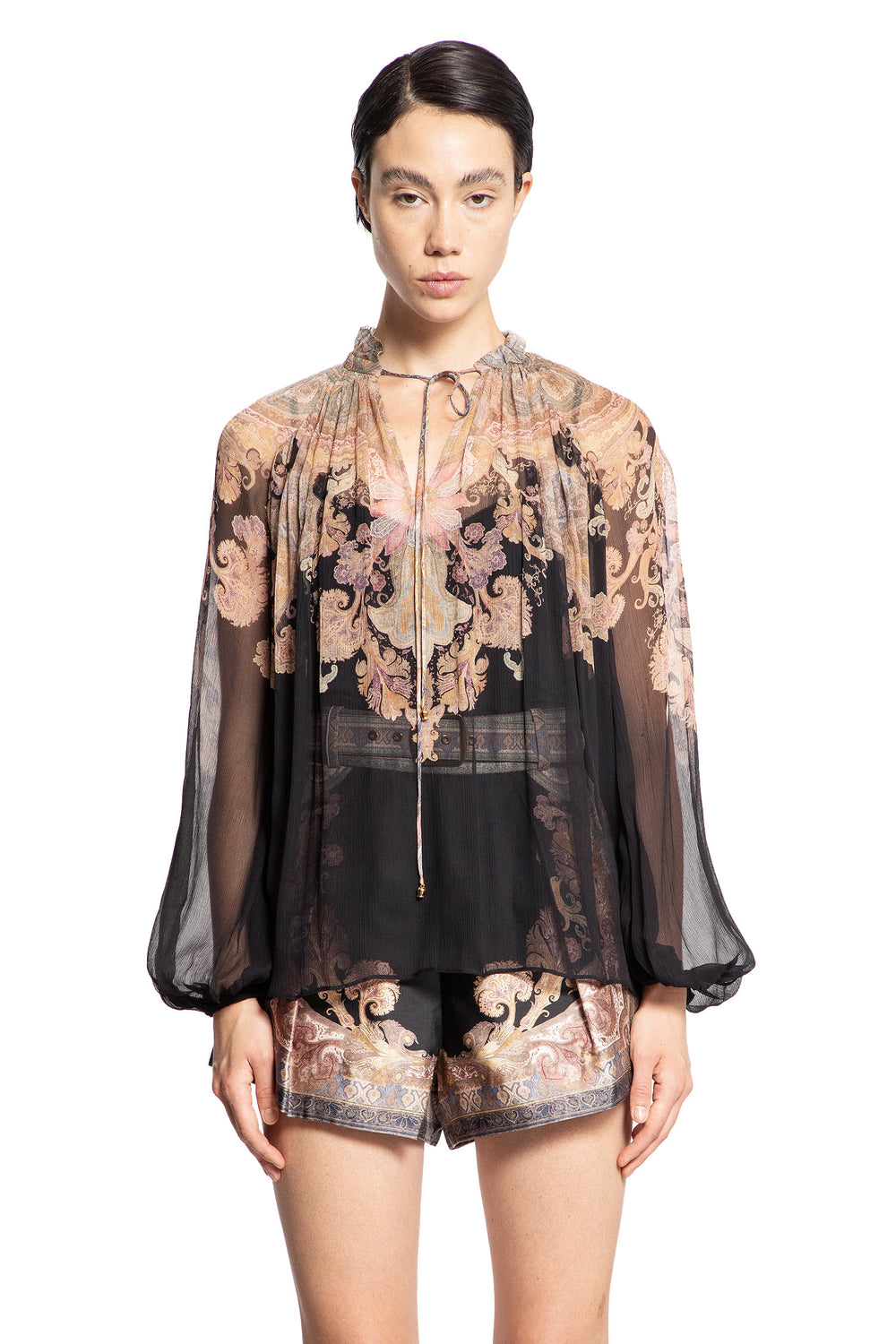 ZIMMERMANN WOMAN BLACK SHIRTS