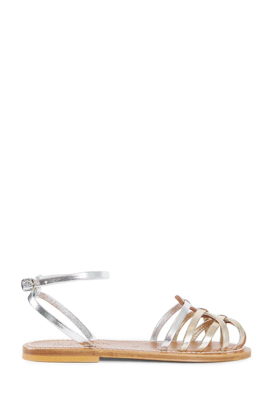 K.JACQUES WOMAN SILVER SANDALS & SLIDES - Antonioli.eu