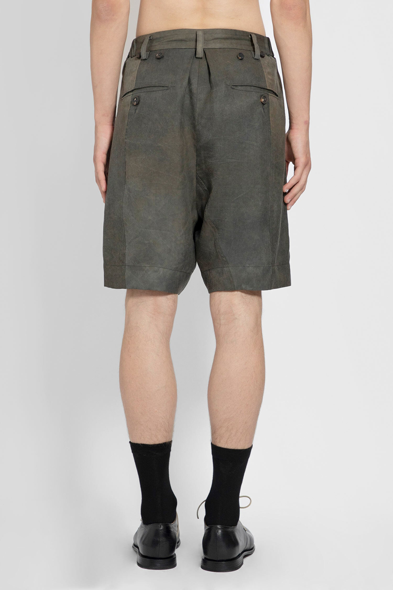 ZIGGY CHEN MAN GREY SHORTS & SKIRTS