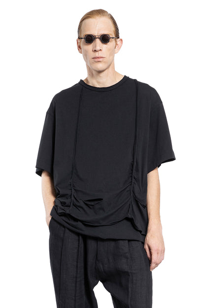 Antonioli ZIGGY CHEN MAN BLACK T-SHIRTS & TANK TOPS