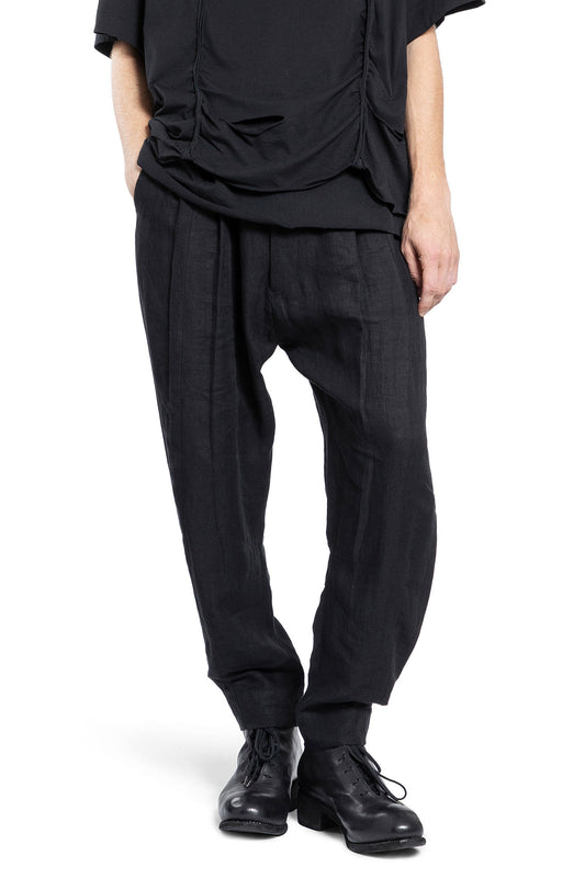 ZIGGY CHEN MAN BLACK TROUSERS