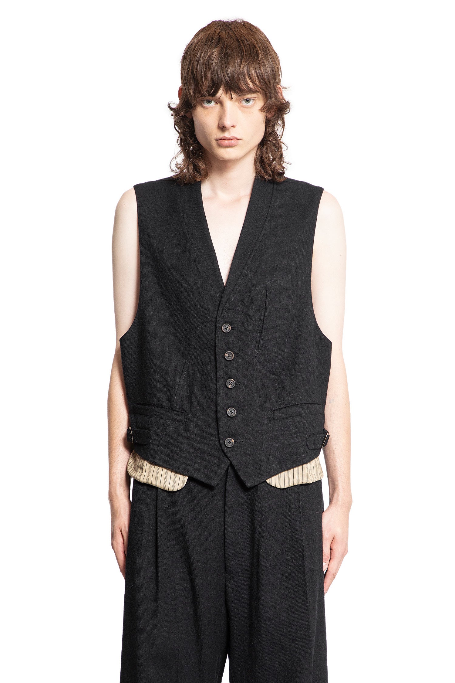 ZIGGY CHEN MAN BLACK VESTS