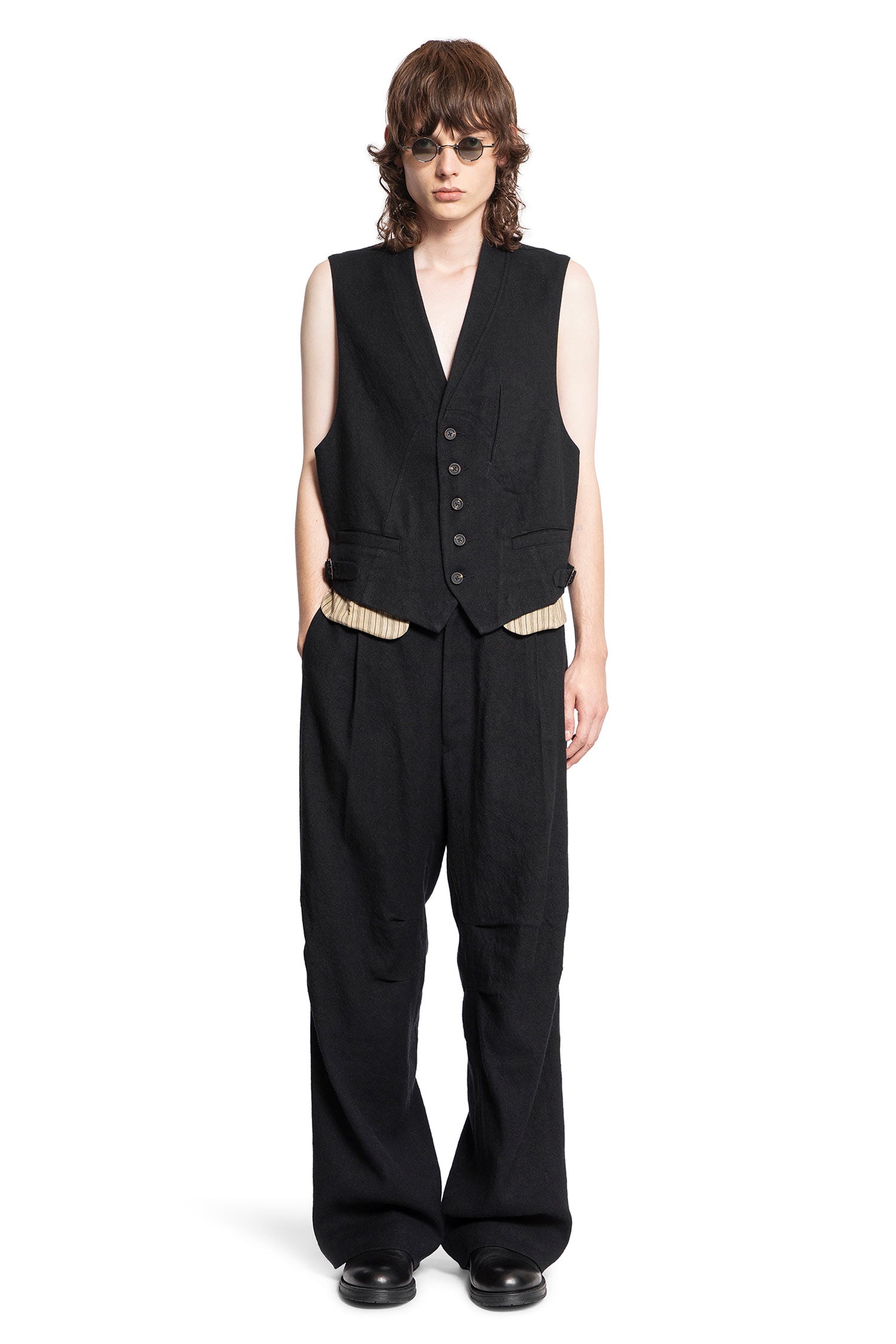 ZIGGY CHEN MAN BLACK VESTS