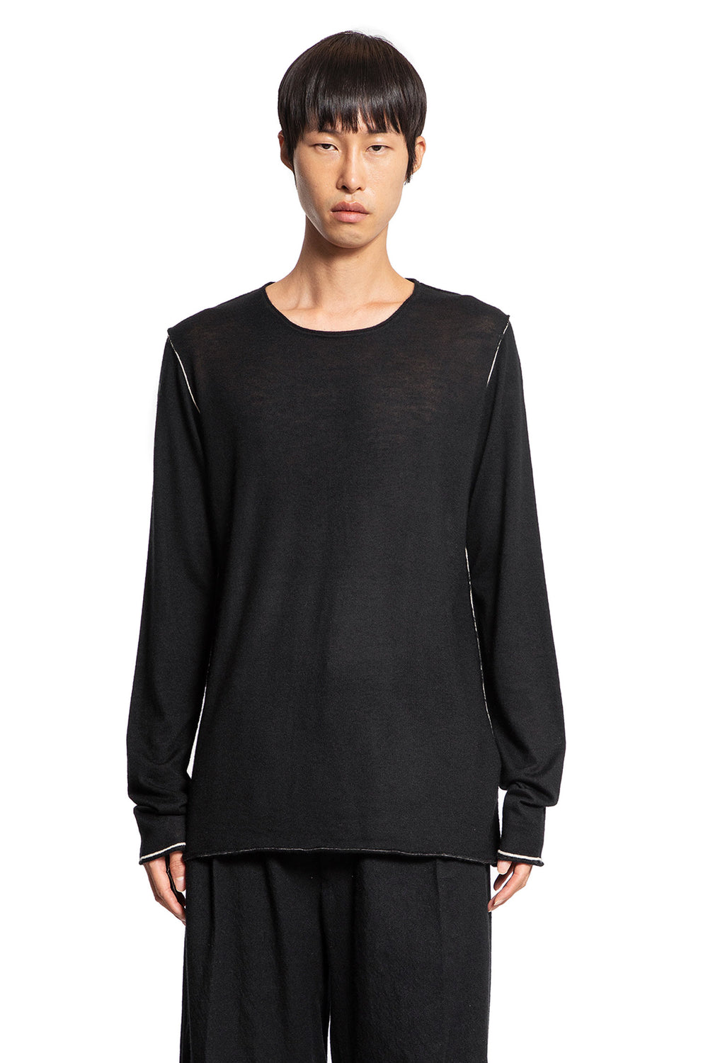 ZIGGY CHEN MAN BLACK TOPS