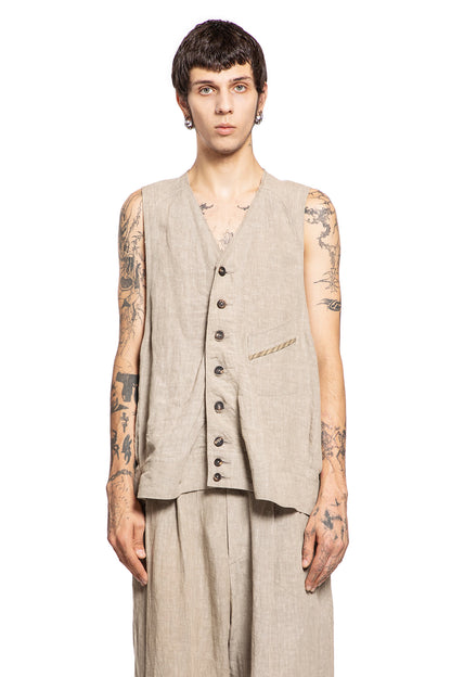 ZIGGY CHEN MAN BEIGE VESTS