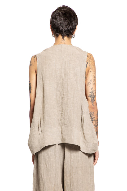 ZIGGY CHEN MAN BEIGE VESTS