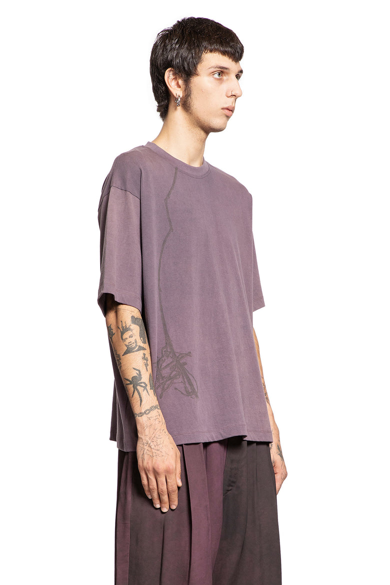 ZIGGY CHEN MAN PURPLE T-SHIRTS & TANK TOPS