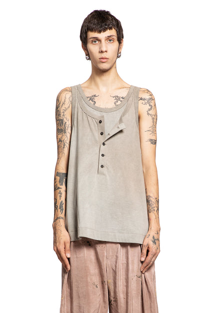 ZIGGY CHEN MAN GREY T-SHIRTS & TANK TOPS