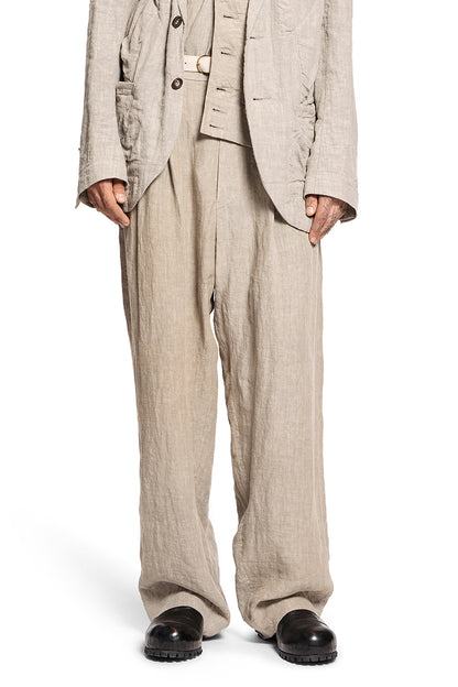 ZIGGY CHEN MAN BEIGE TROUSERS