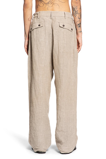 ZIGGY CHEN MAN BEIGE TROUSERS