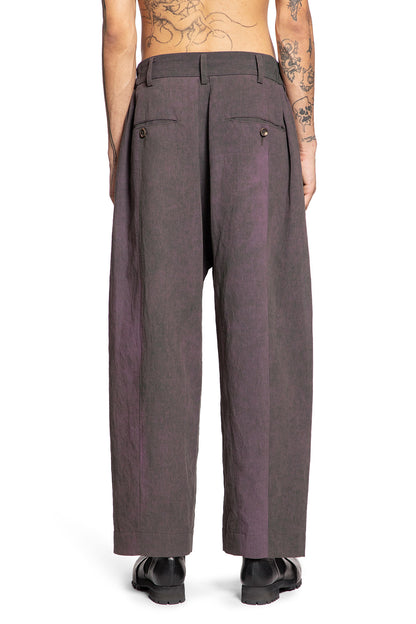 ZIGGY CHEN MAN PURPLE TROUSERS