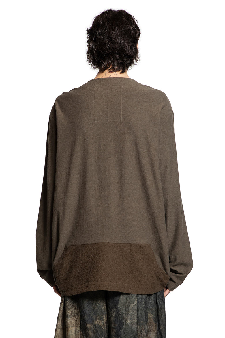 Henley Neck Long Sleeve T-Shirt