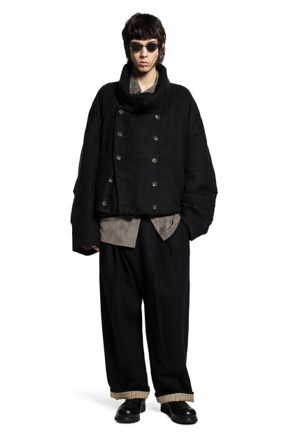 Pleated Drop Crotch Trousers