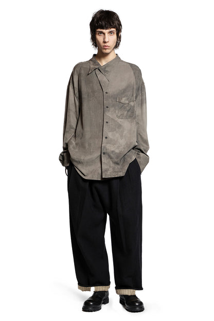 Reversed Digital Print Oversize Shirt