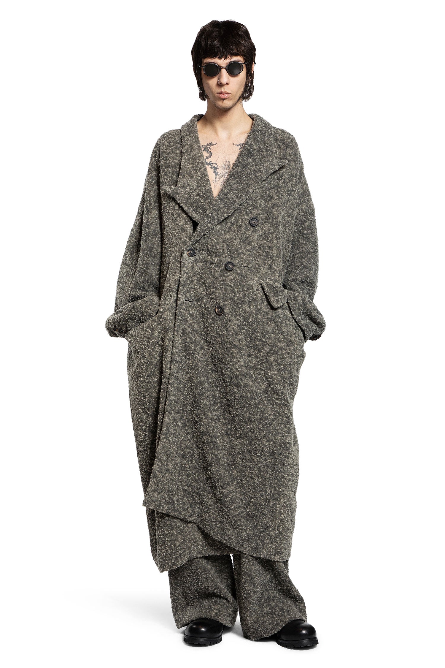 Double Breasted Oversized Coat