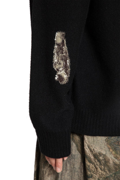 Small Statue Intarsia Sweater