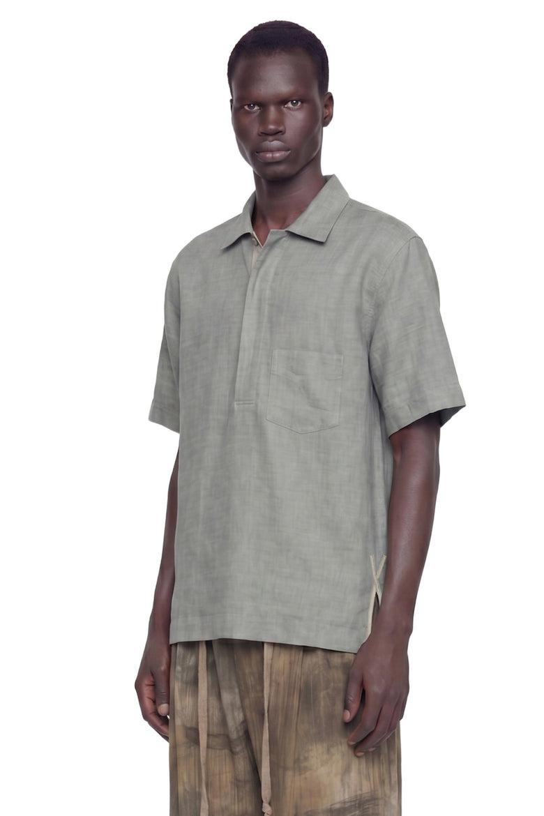 
              ZIGGY CHEN Spread Collar T-Shirt man
            