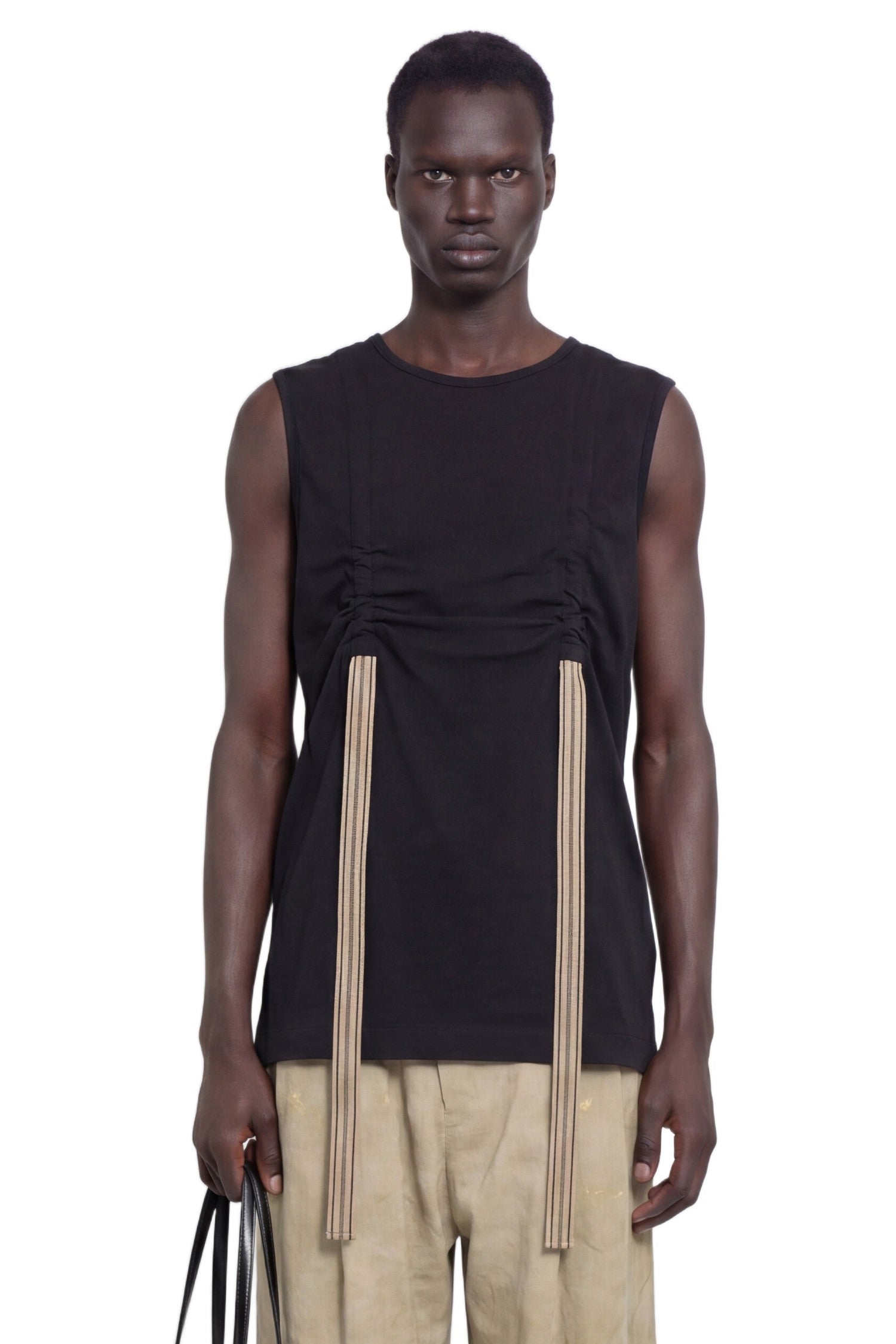 Ribbon Strap Sleeveless Top