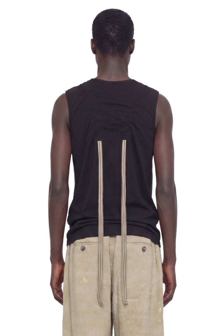 ZIGGY CHEN Ribbon Strap Sleeveless Top man