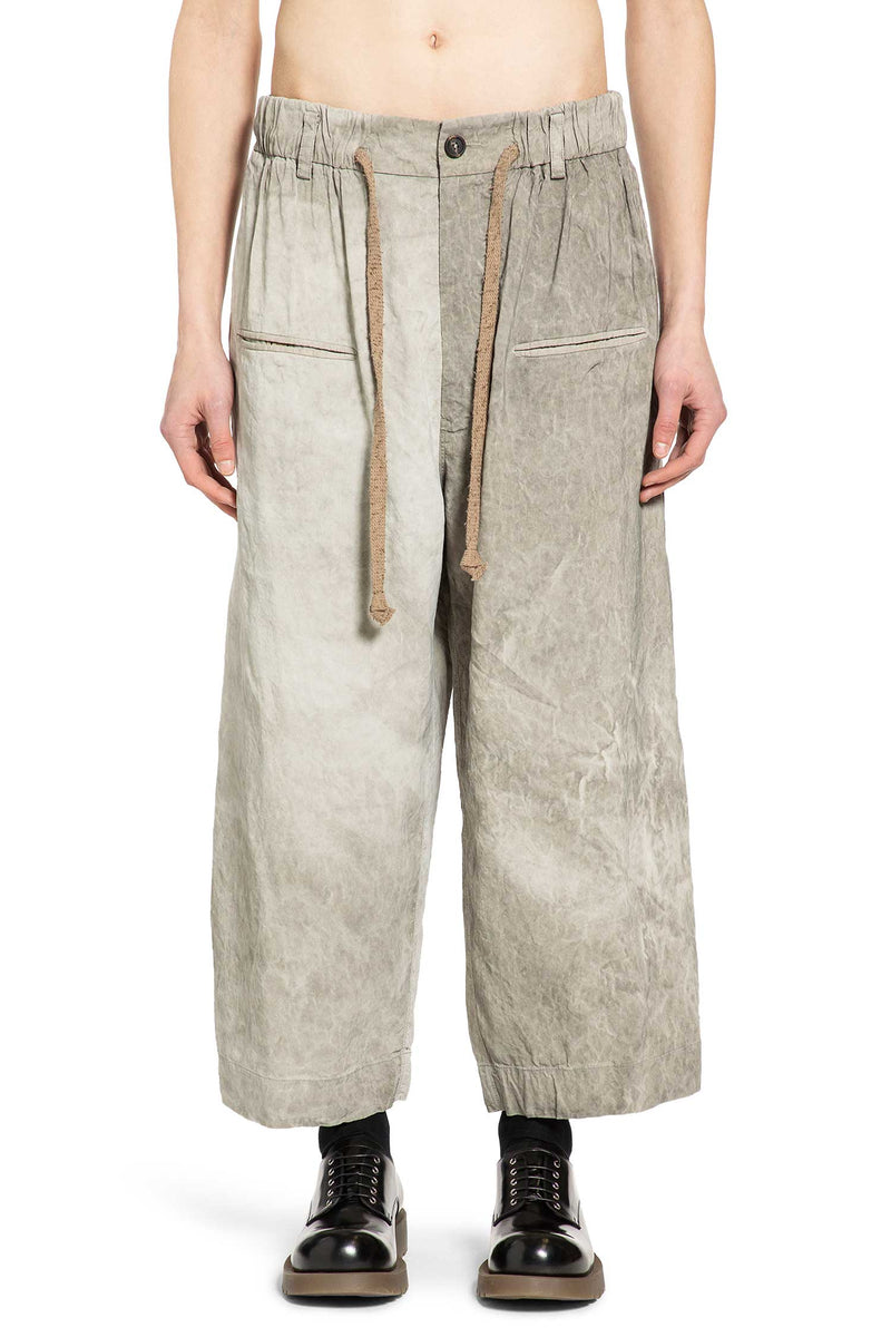 Cropped Drawstring Trousers