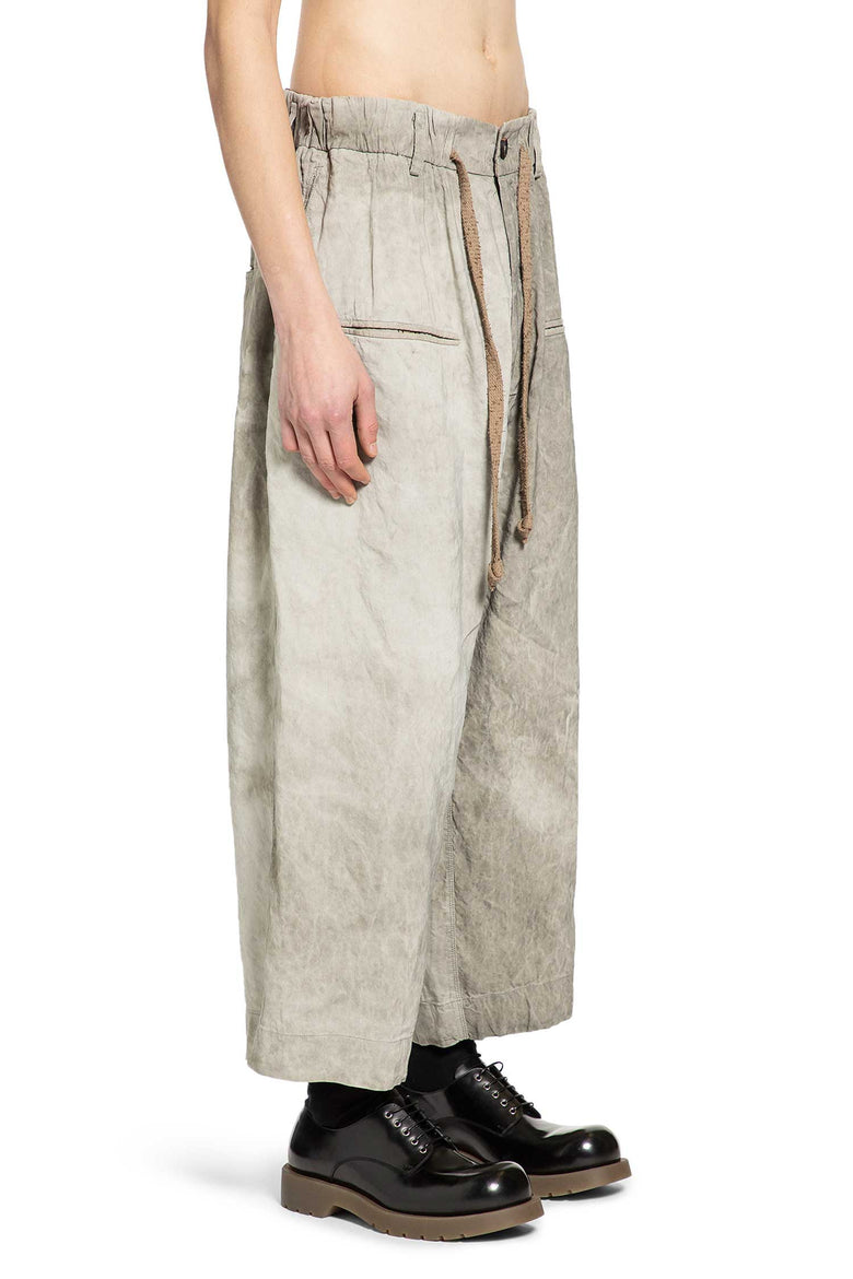 Cropped Drawstring Trousers