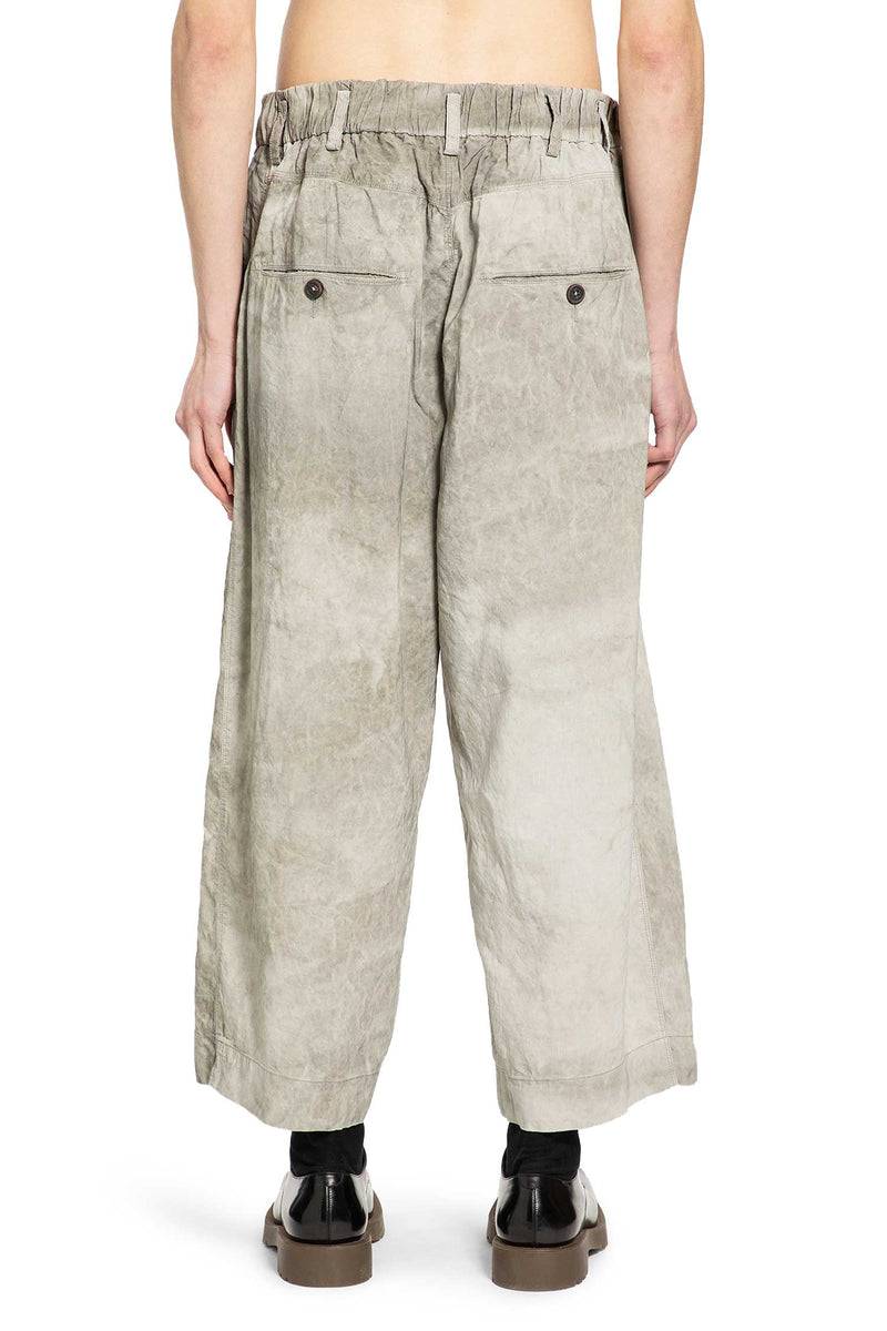 Cropped Drawstring Trousers