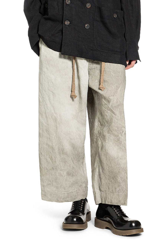 Cropped Drawstring Trousers