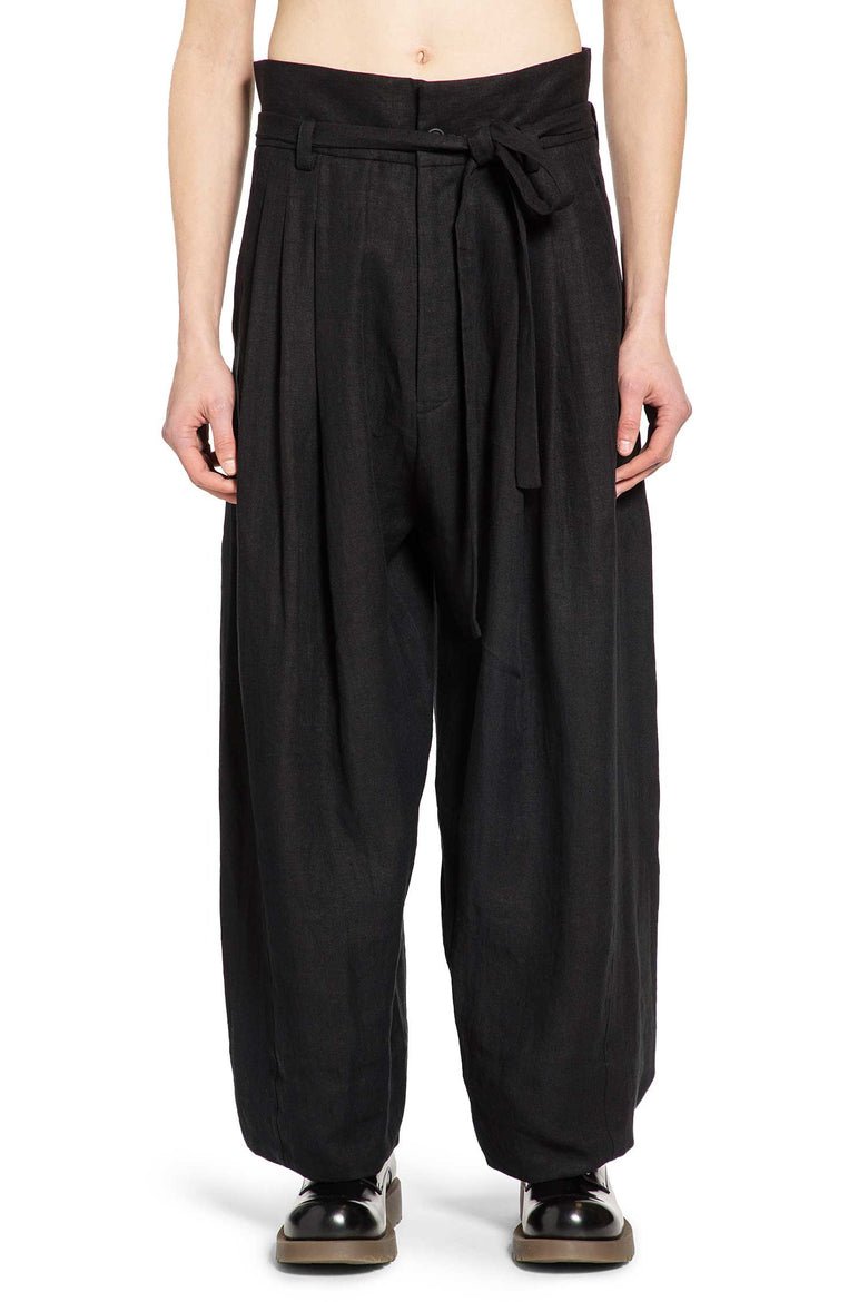 High Waist Belted Trousers