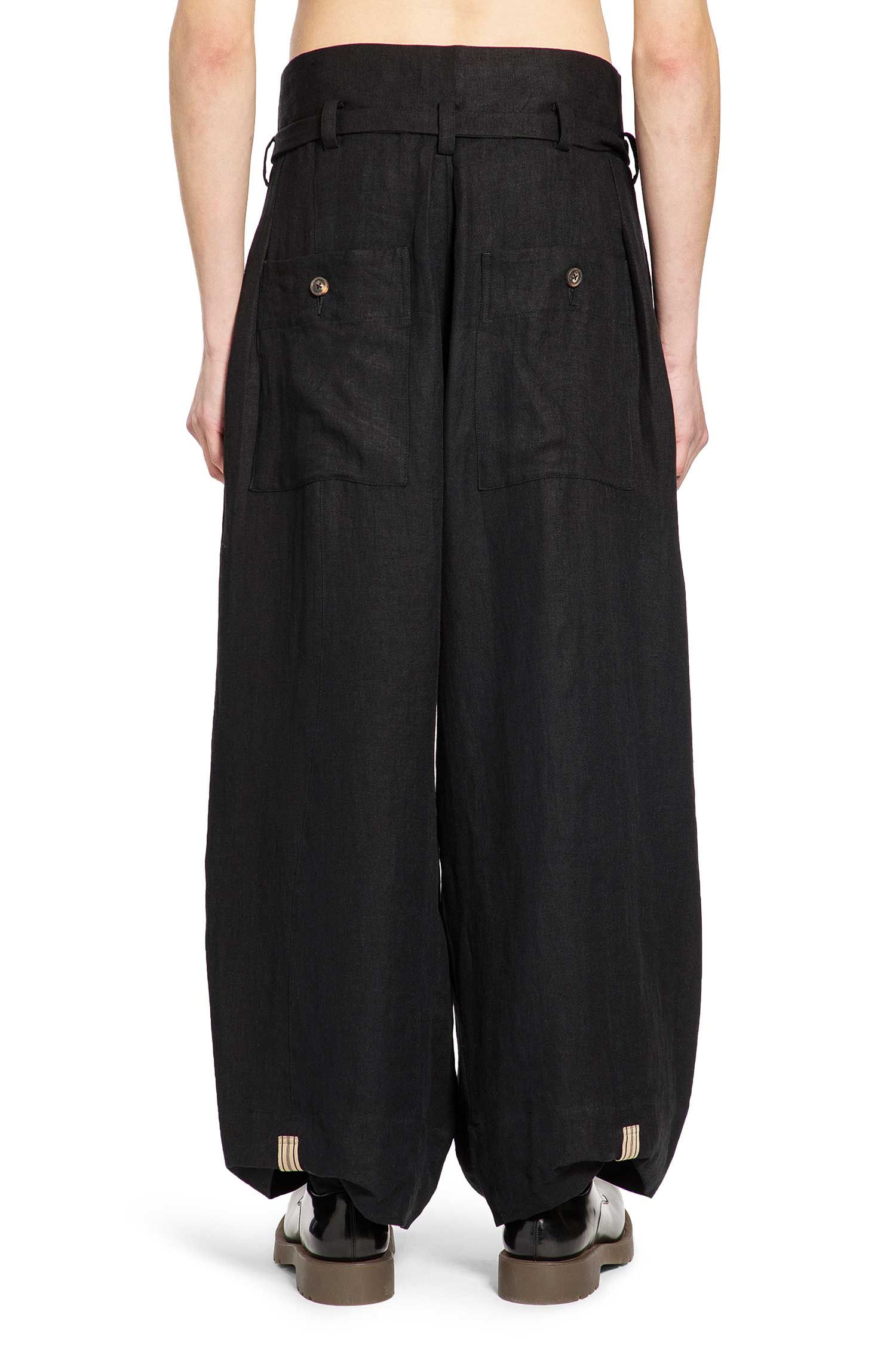 High Waist Belted Trousers