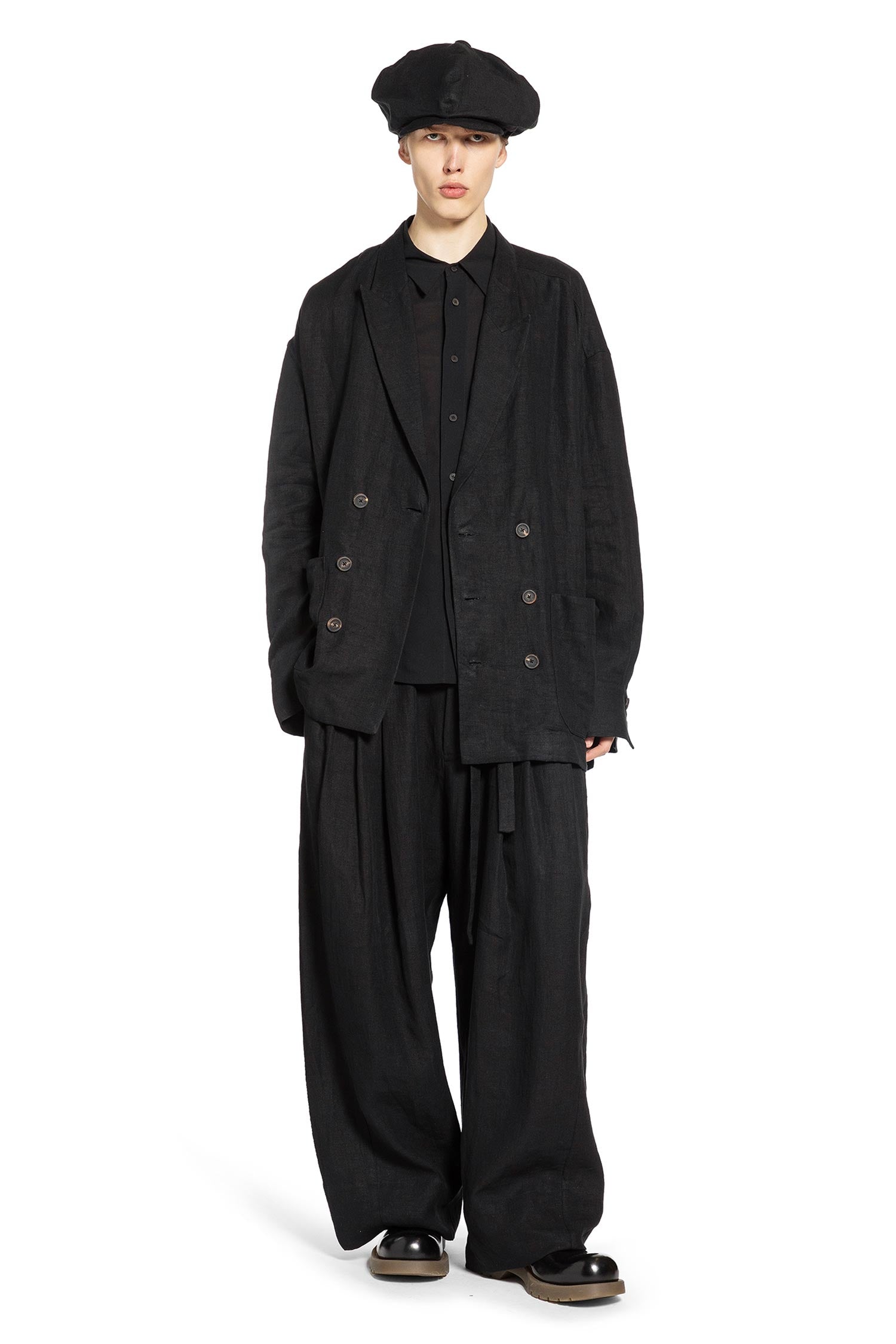 Spread Collar Pocket Shirt