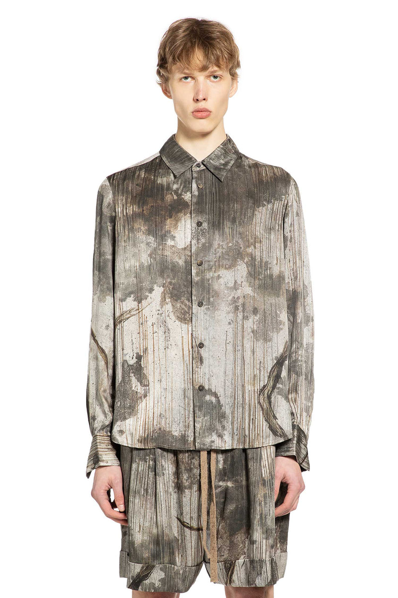 Digital Print Spread Collar Shirt