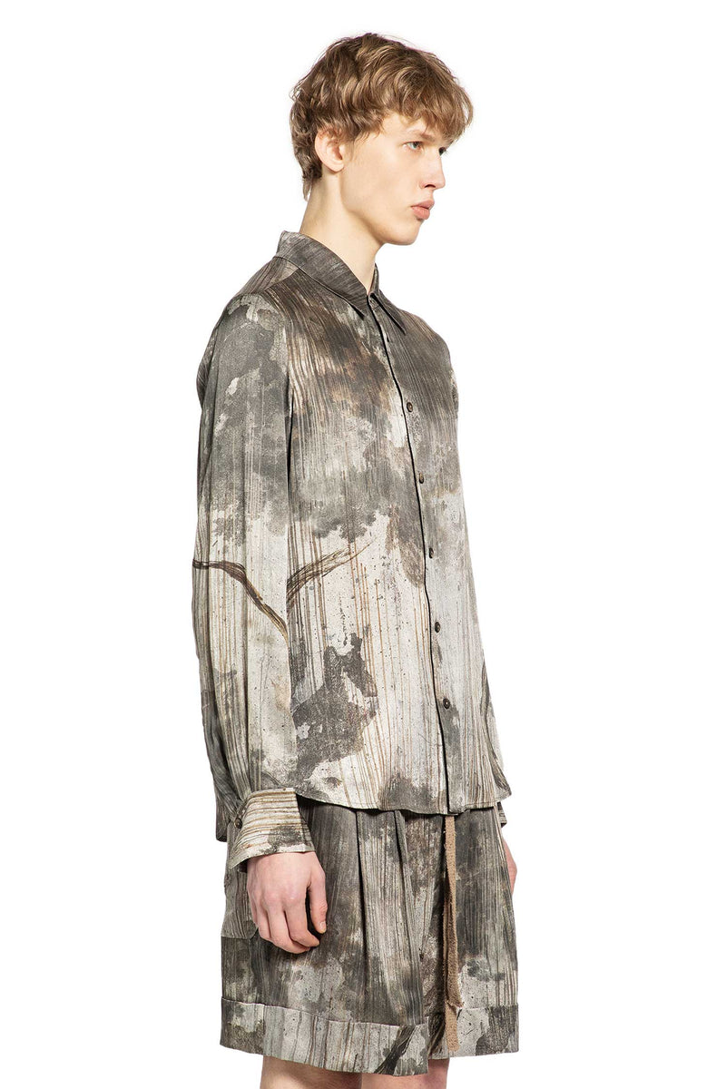 Digital Print Spread Collar Shirt