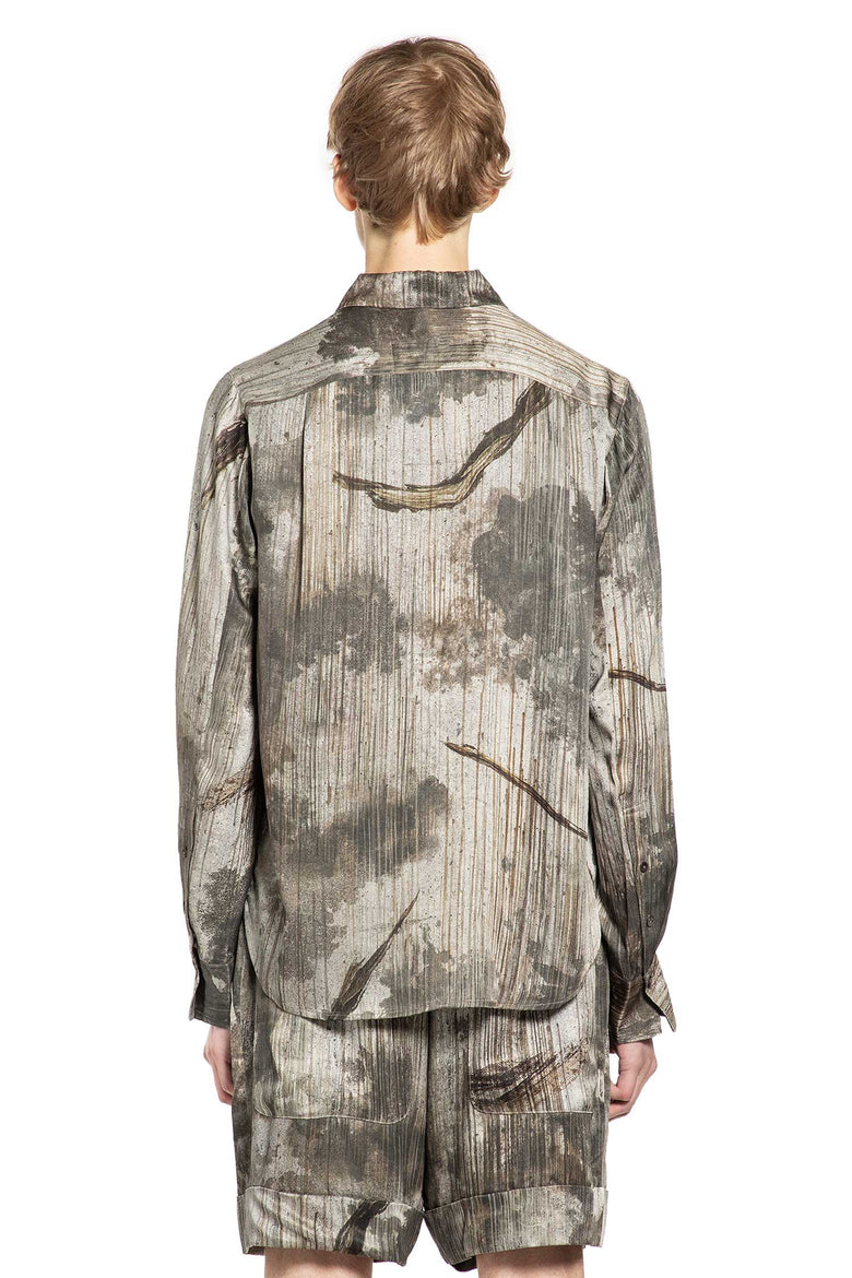 Digital Print Spread Collar Shirt