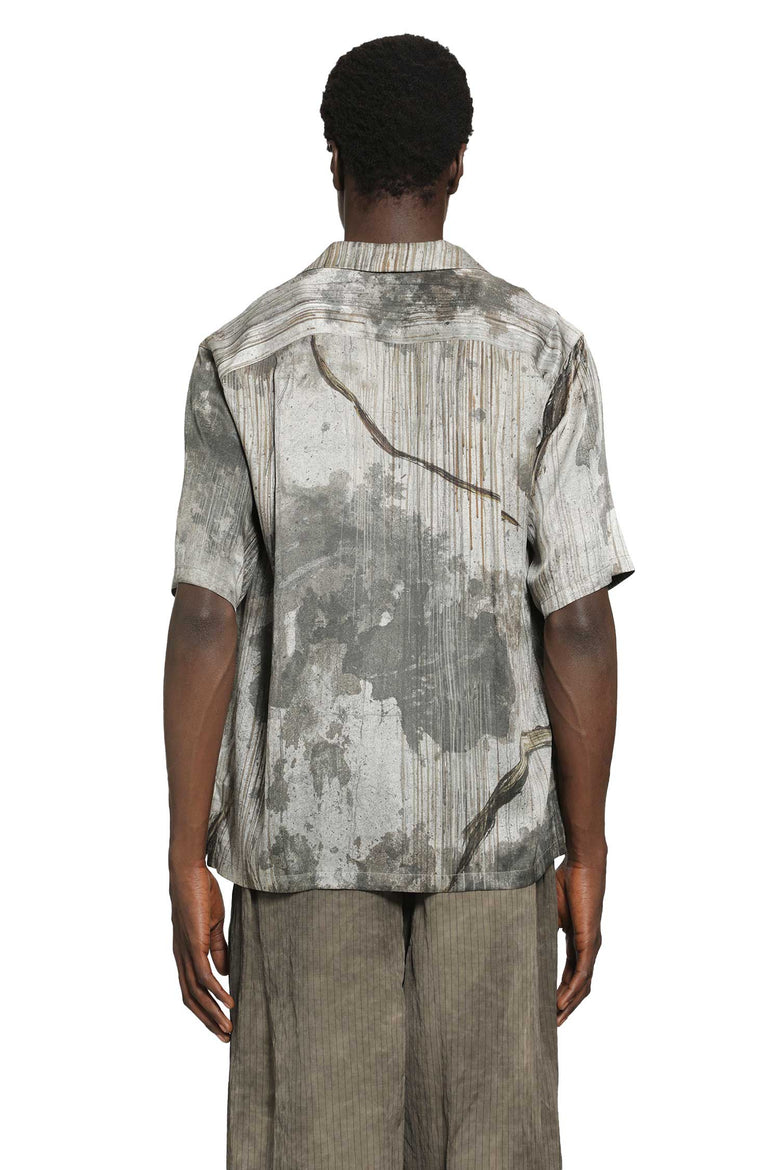 
              ZIGGY CHEN Digital Print Short Sleeve Pocket Shirt man
            