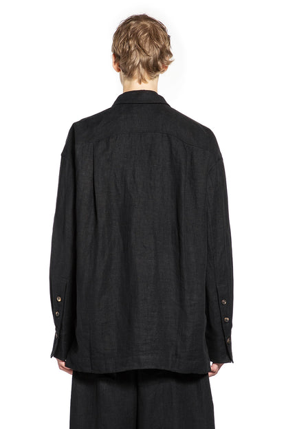 Double-Breasted Long Blazer