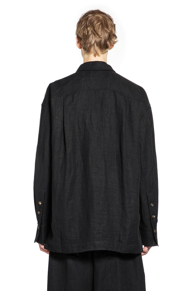 Double-Breasted Long Blazer