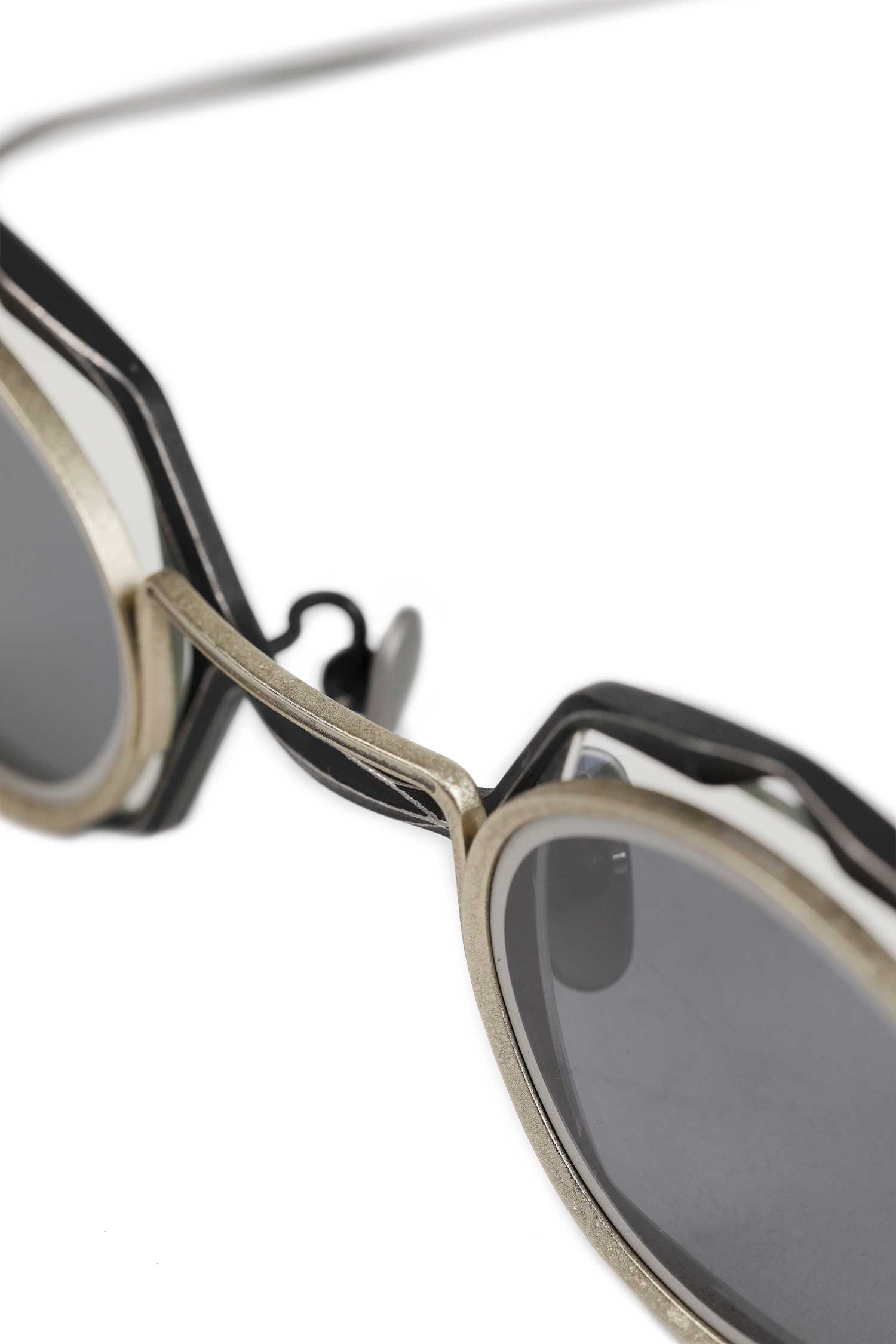 ZIGGY CHEN Geometric Clip Sunglasses man