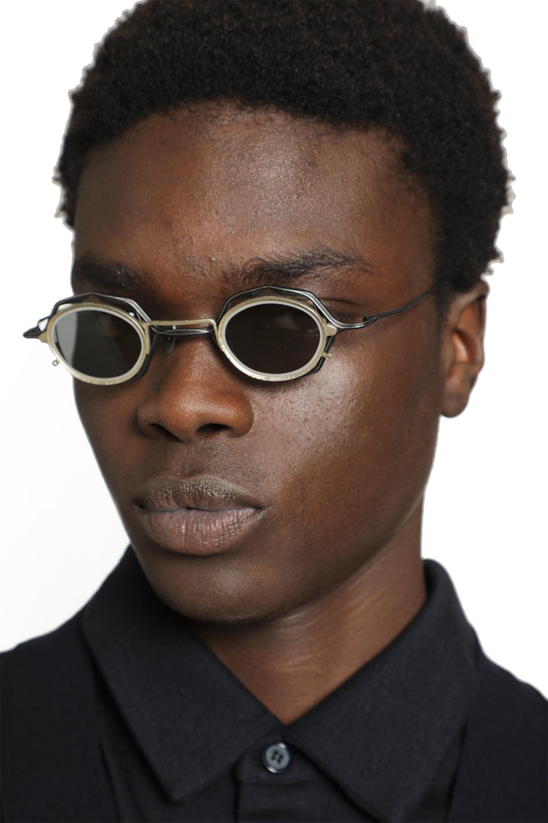 ZIGGY CHEN Geometric Clip Sunglasses man