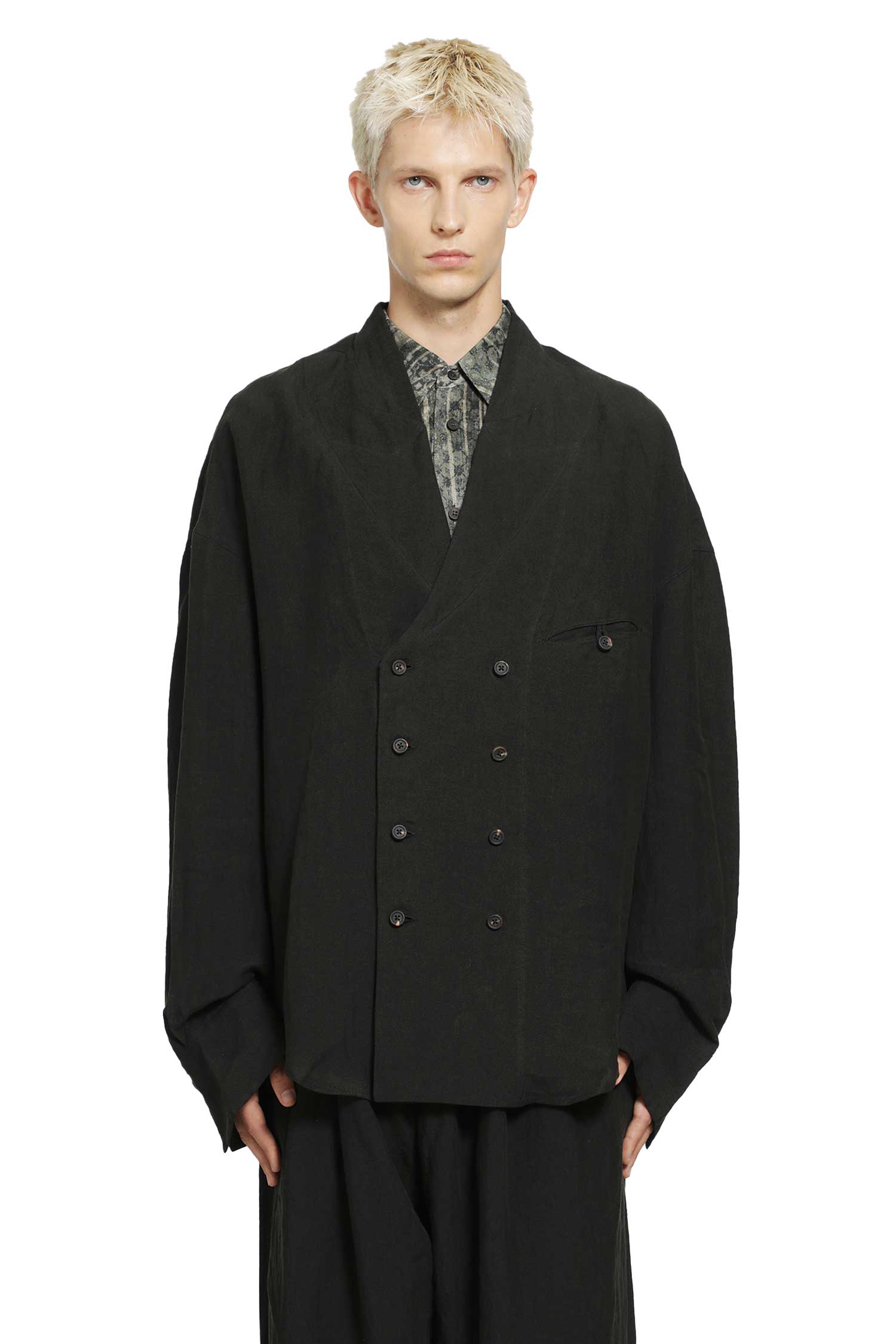 ZIGGY CHEN Double-breasted Shirt Jacket man