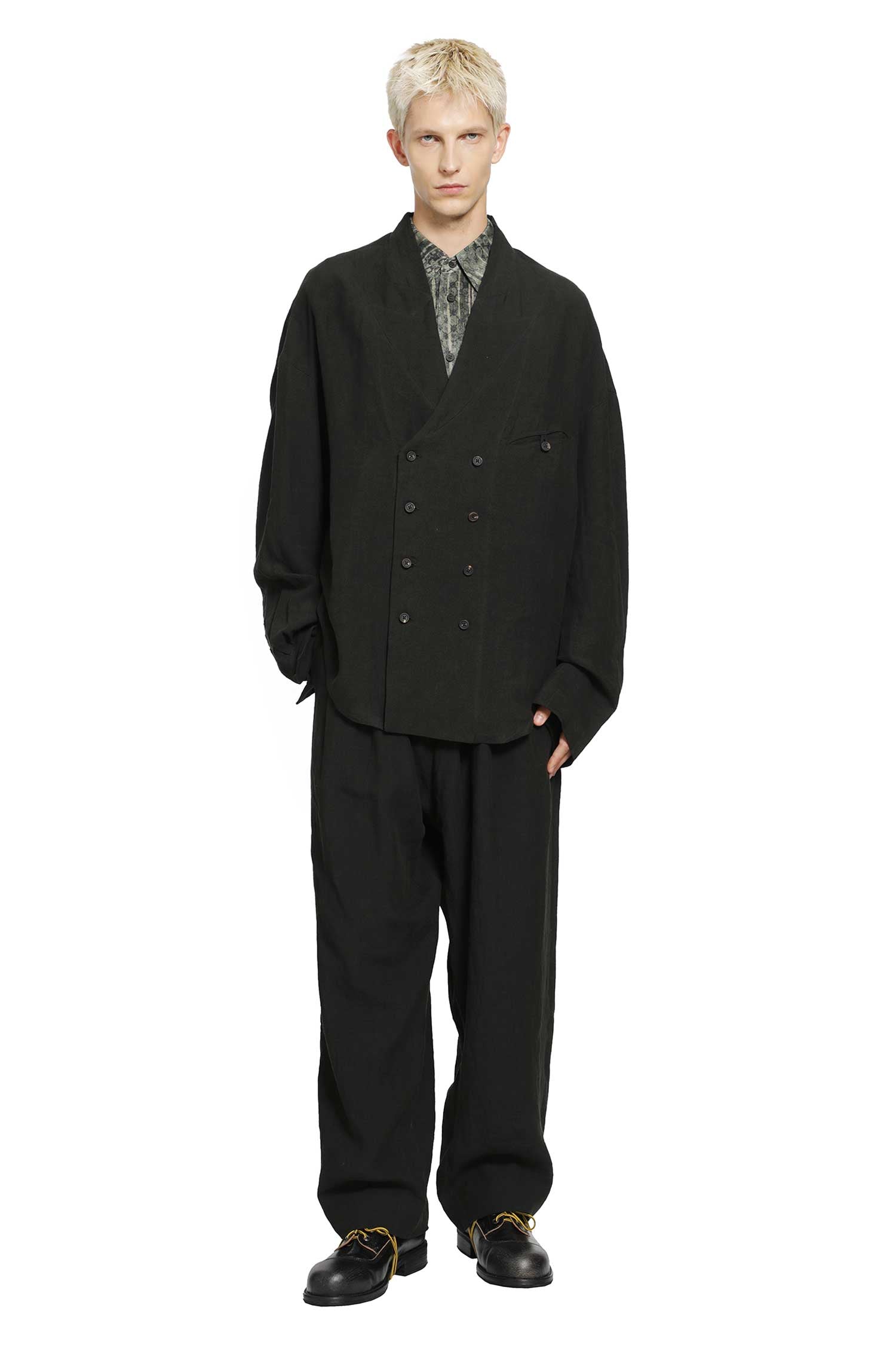 ZIGGY CHEN Double-breasted Shirt Jacket man