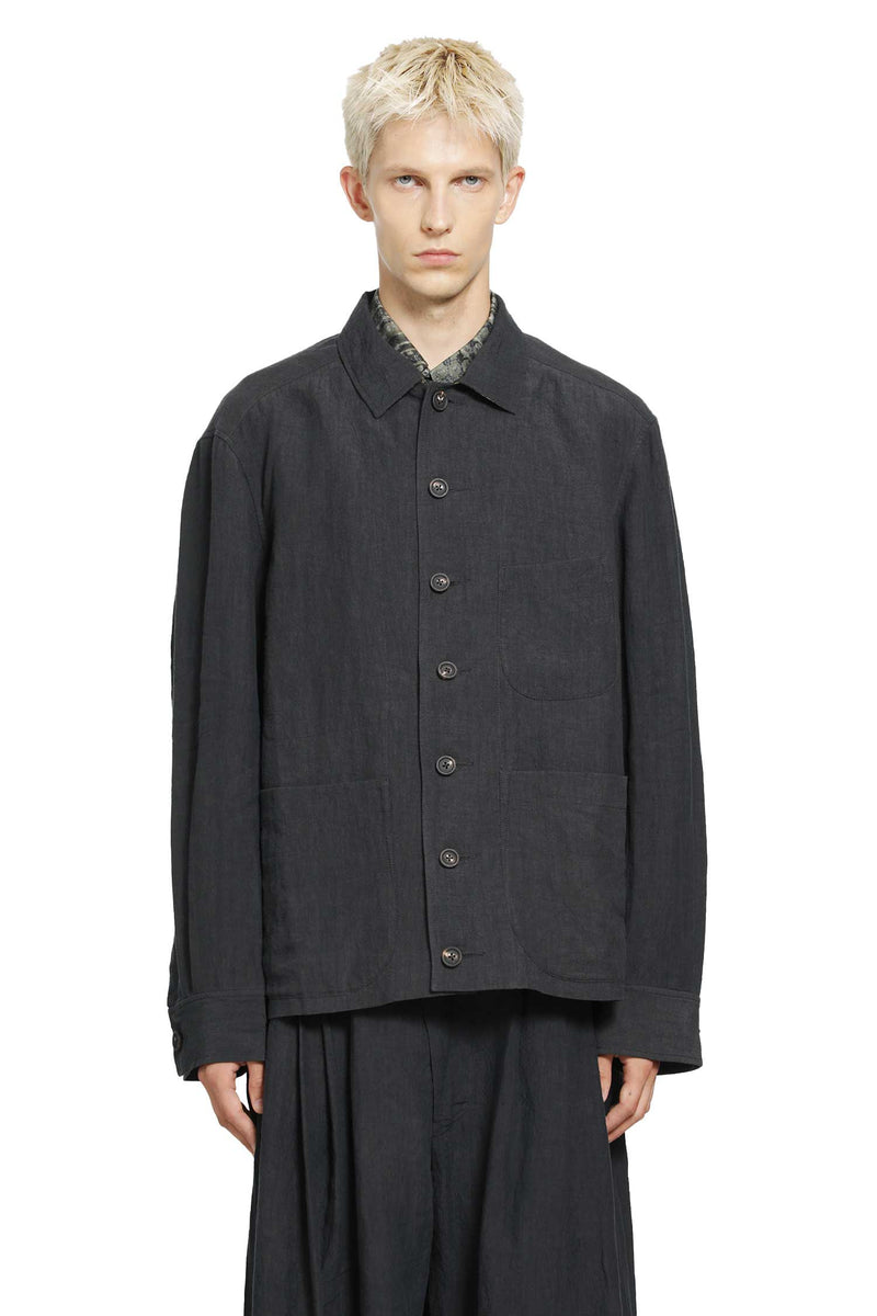 ZIGGY CHEN Spread Collar Chore Jacket man