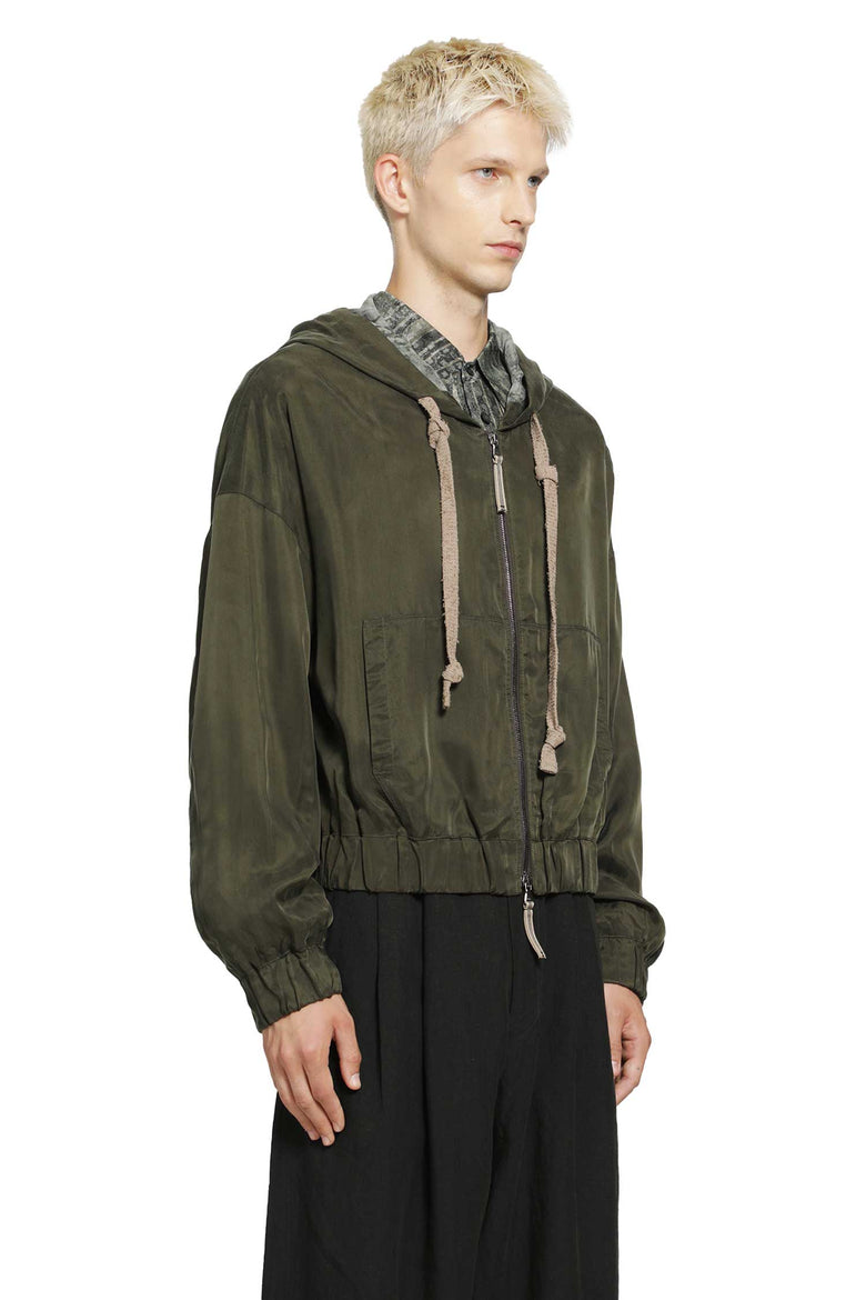 
              ZIGGY CHEN Croppped Full Zip Hoodie man
            