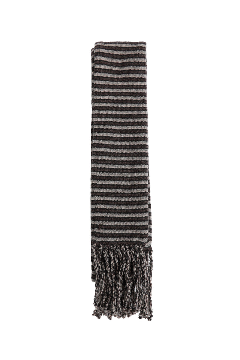 ZIGGY CHEN Thin Striped Scarf man